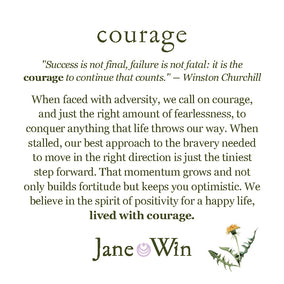 COURAGE CUTOUT HORSE COIN ON 16-18" CLASSIC ROLO CHAIN