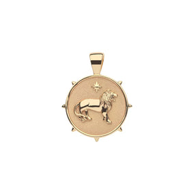 COURAGE JW SMALL PENDANT COIN ON 16-18" CLASSIC ROLO CHAIN