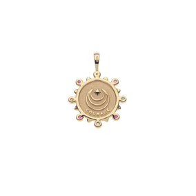 COURAGE PETITE EMBELLISHED COIN ON 16-18" CLASSIC ROLO CHAIN