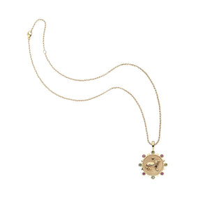 COURAGE HORSE PETITE EMBELLISHED ON 16-18" CLASSIC ROLO CHAIN