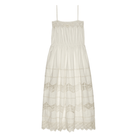 THE ROSETTE CROCHET DRESS
