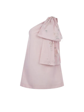 SHORT DRESS WINNIE PEARL EMBROIDERY