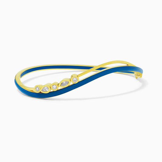 DIZZY DISCO BANGLE - BLUE ON YG