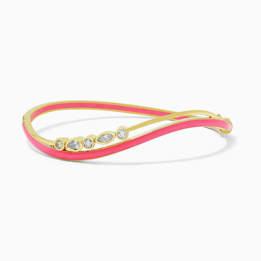 DIZZY DISCO BANGLE - PINK ON YG