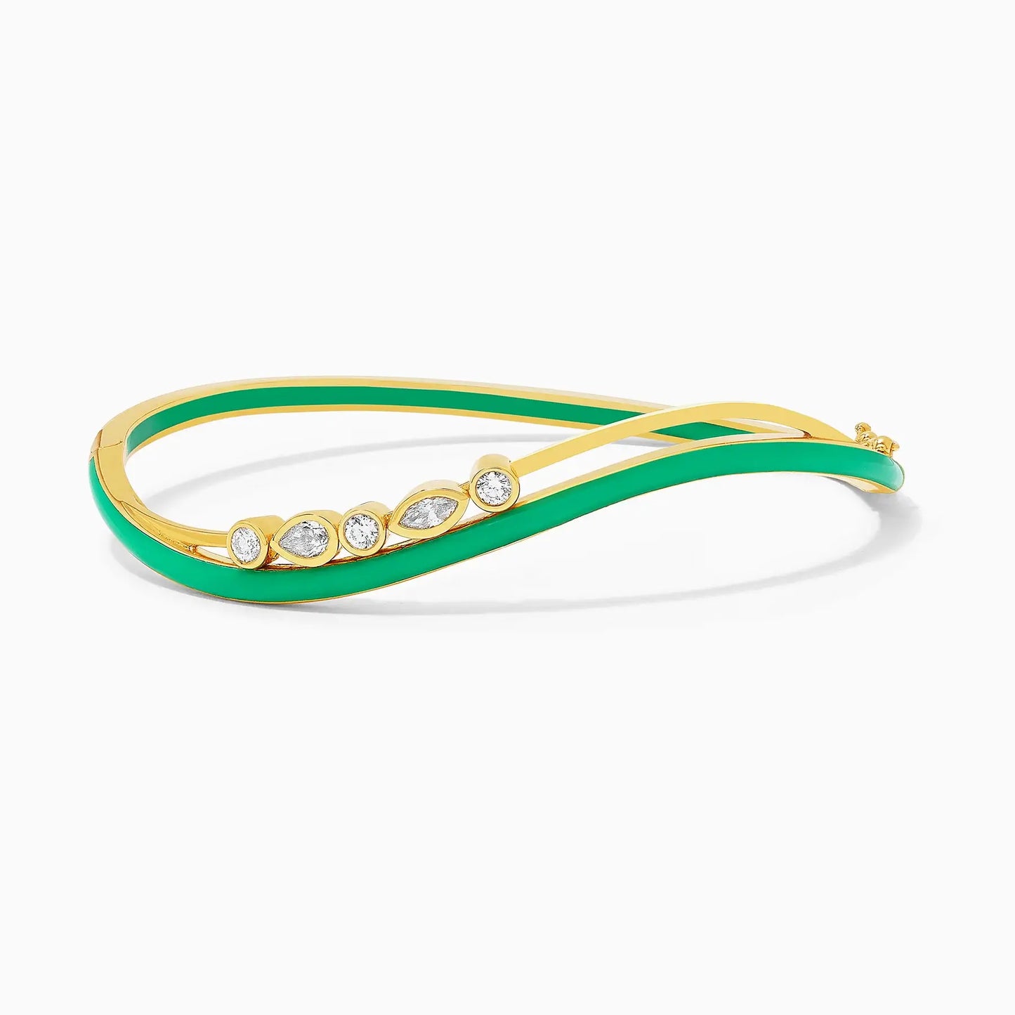DIZZY DISCO BANGLE- GREEN ON YG