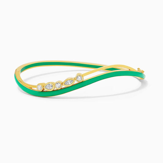 DIZZY DISCO BANGLE- GREEN ON YG