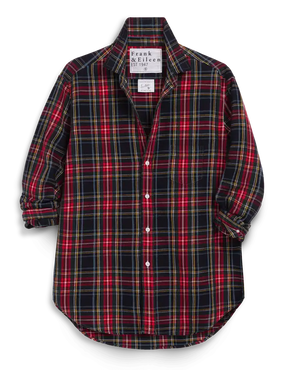 RELAXED BUTTON-UP SHIRT - GBRW MULTI PLAID