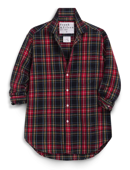 RELAXED BUTTON-UP SHIRT - GBRW MULTI PLAID