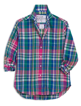 EILEEN IN GREEN, PURPLE, ORANGE PLAID