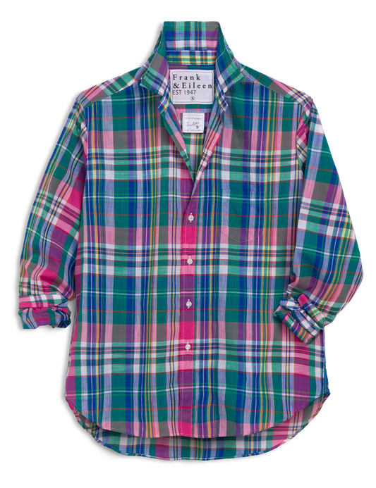 EILEEN IN GREEN, PURPLE, ORANGE PLAID