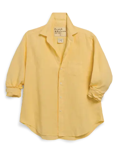 RELAXED BUTTON UP SHIRT - SUNSHINE