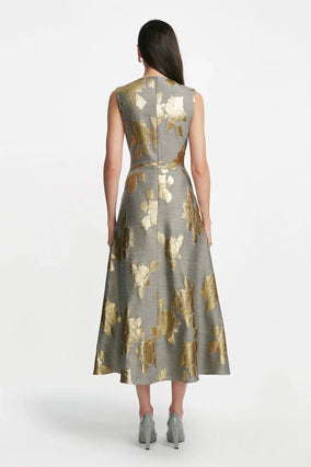 SLEEVELESS A LINE DRESS