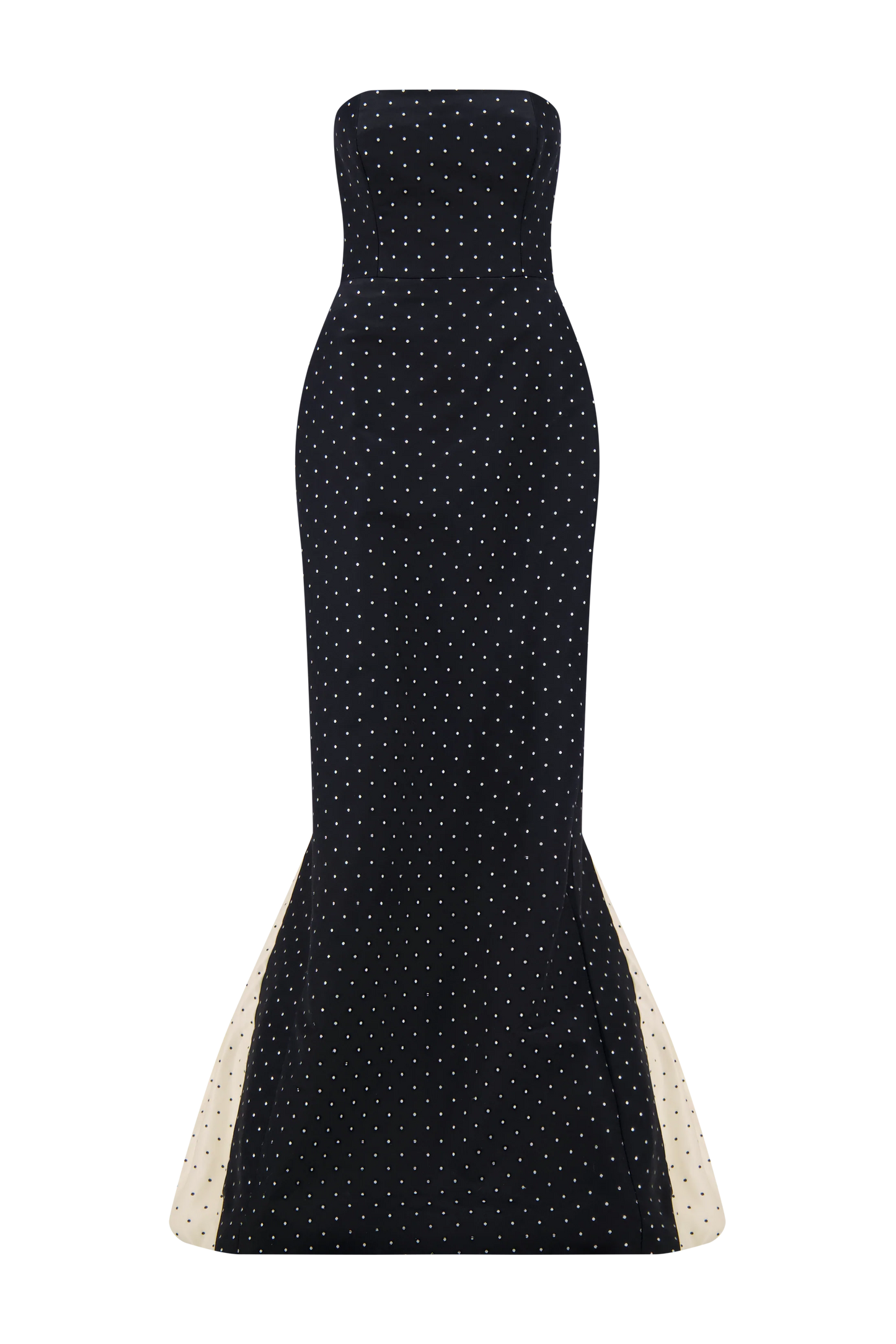 POLKA DOT JACQUARD CHLOE GOWN
