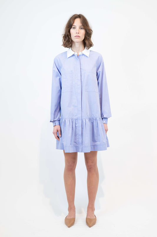 POLI L/S SHIRT MINI DRESS