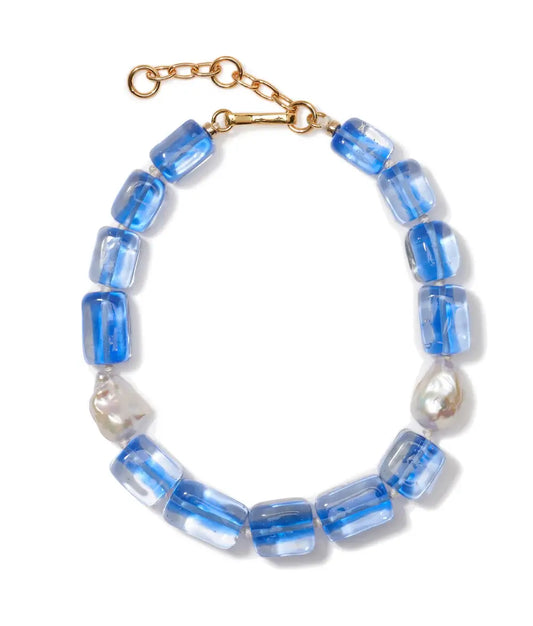 DELPHINE COLLAR IN PRUSSIAN BLUE