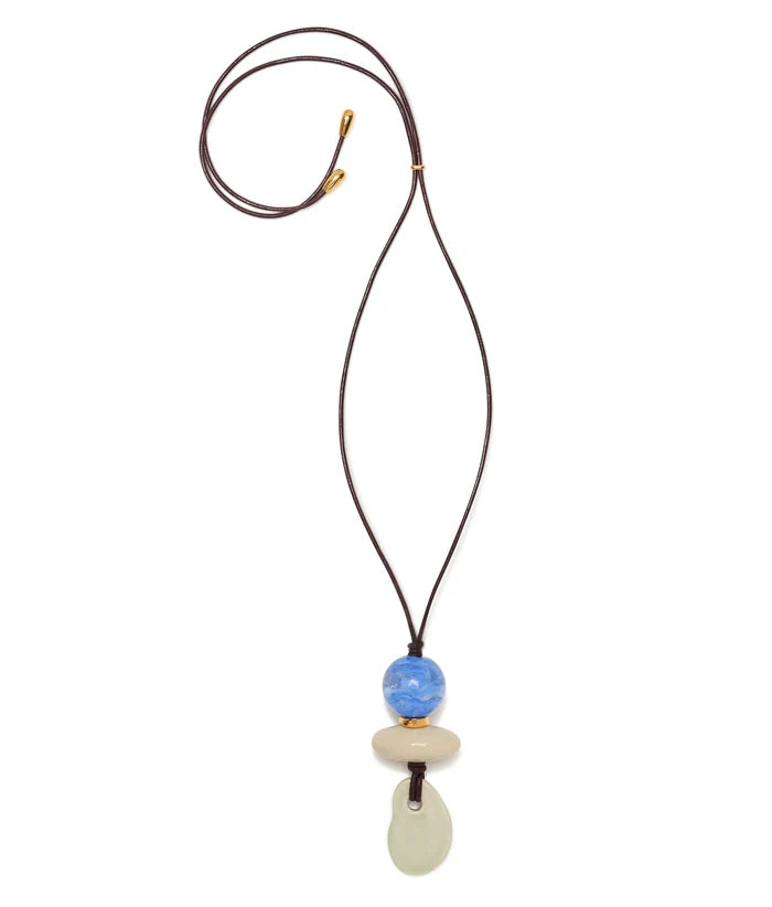MUSEO CORD II NECKLACE IN SEA