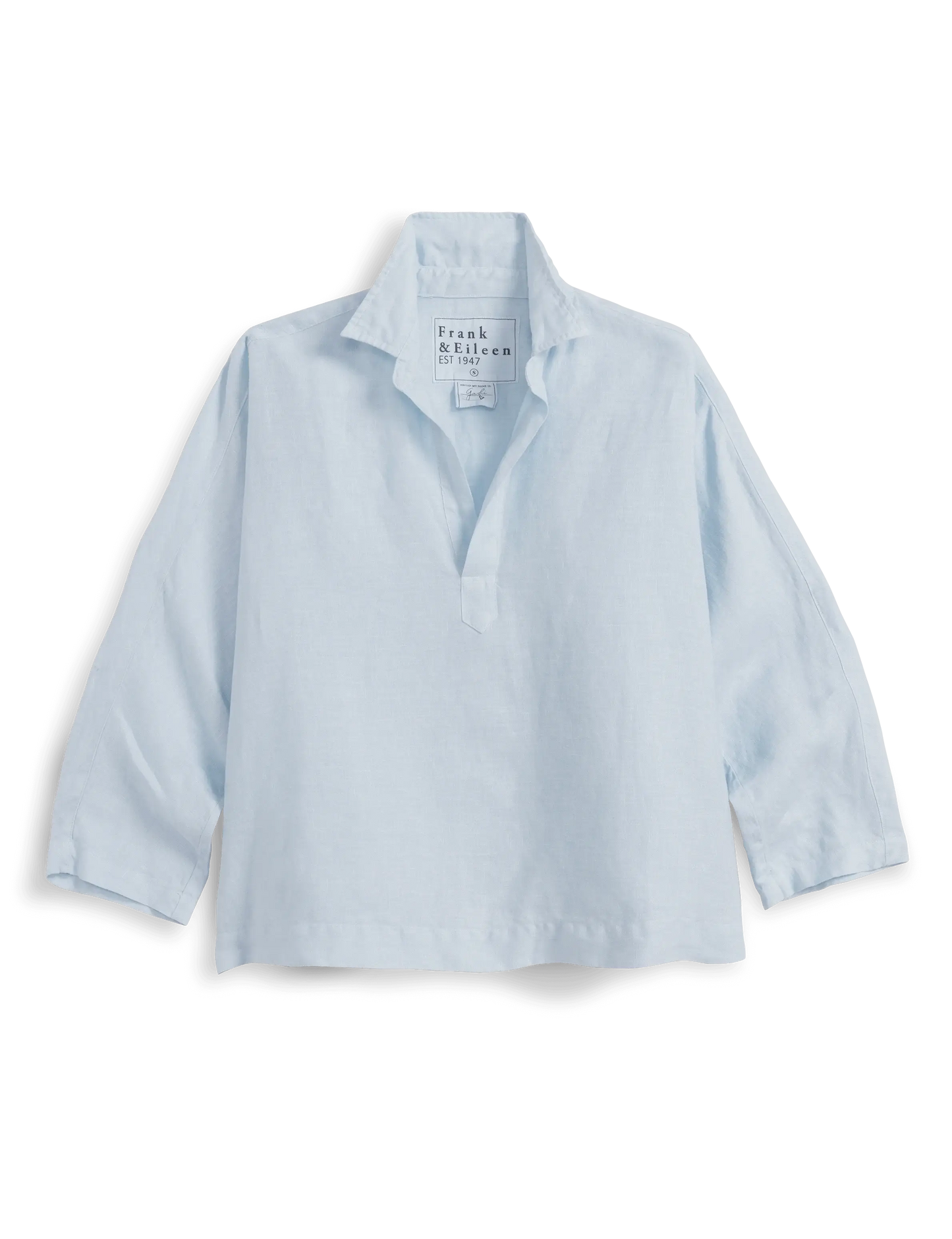 GABI POPOVER SHIRT- FRENCH BLUE