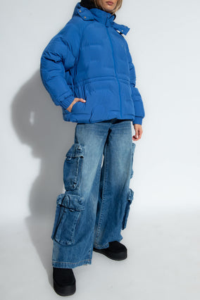 SOFT PUFFER SHORT RAGLAN JACKET