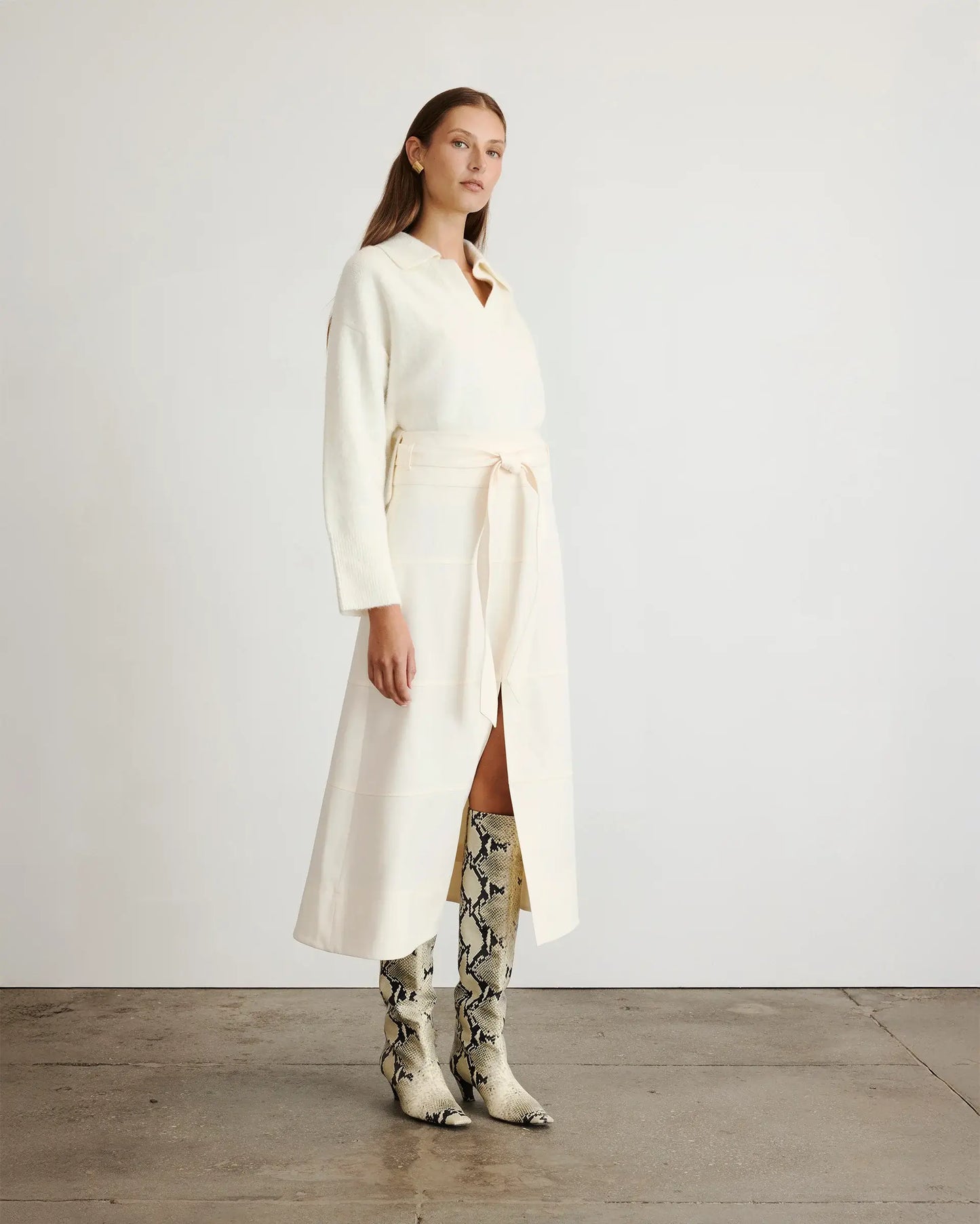 HUDSON SKIRT- CREAM