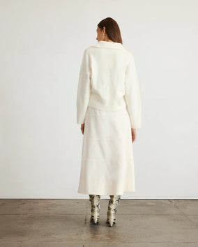 HUDSON SKIRT- CREAM