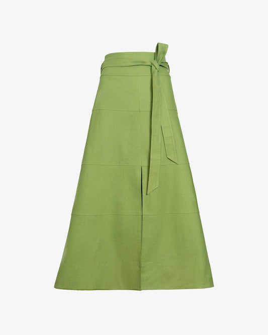 HUDSON SKIRT-ASPARAGUS
