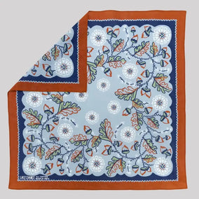 Cotton Acorn Bandana - Cloudy