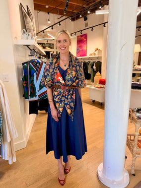 MIRI DRESS IN NAVY