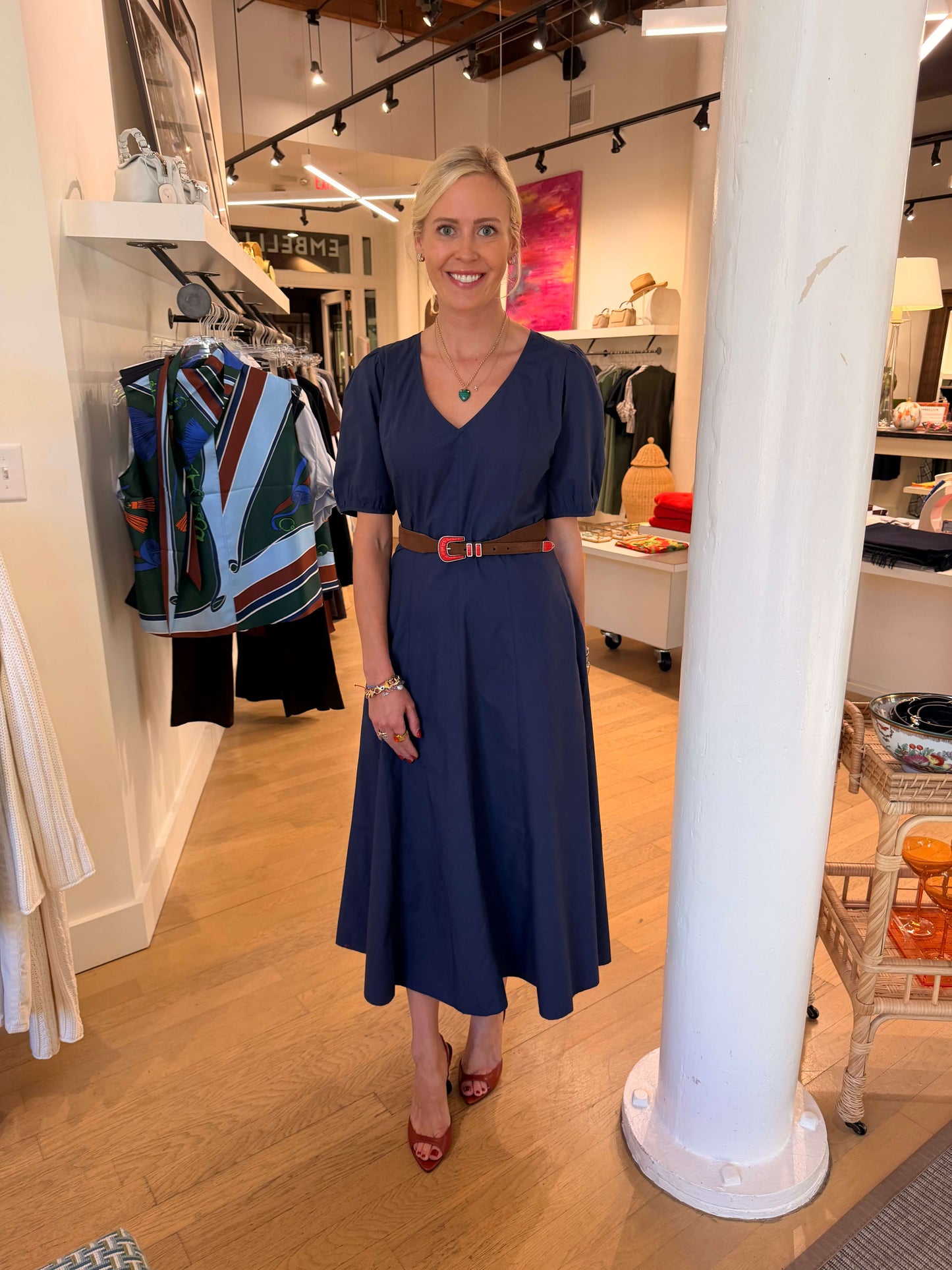 MIRI DRESS IN NAVY