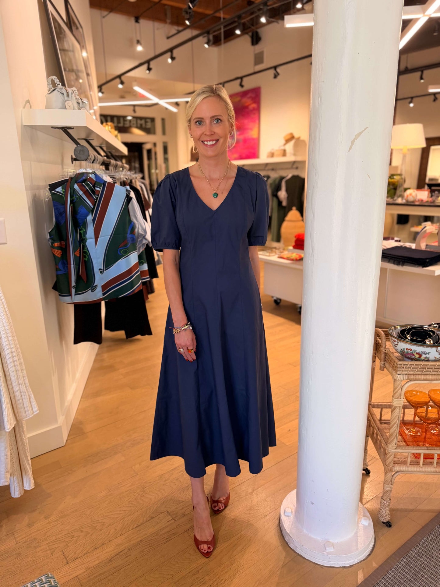 MIRI DRESS IN NAVY