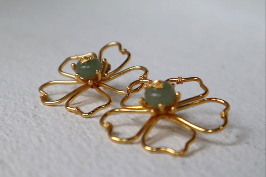 JADE MIDI AUROROA CONTOUR EARRINGS