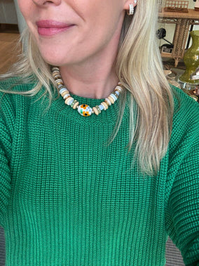 PEBBLE BEACH SWEATER - KELLY GREEN