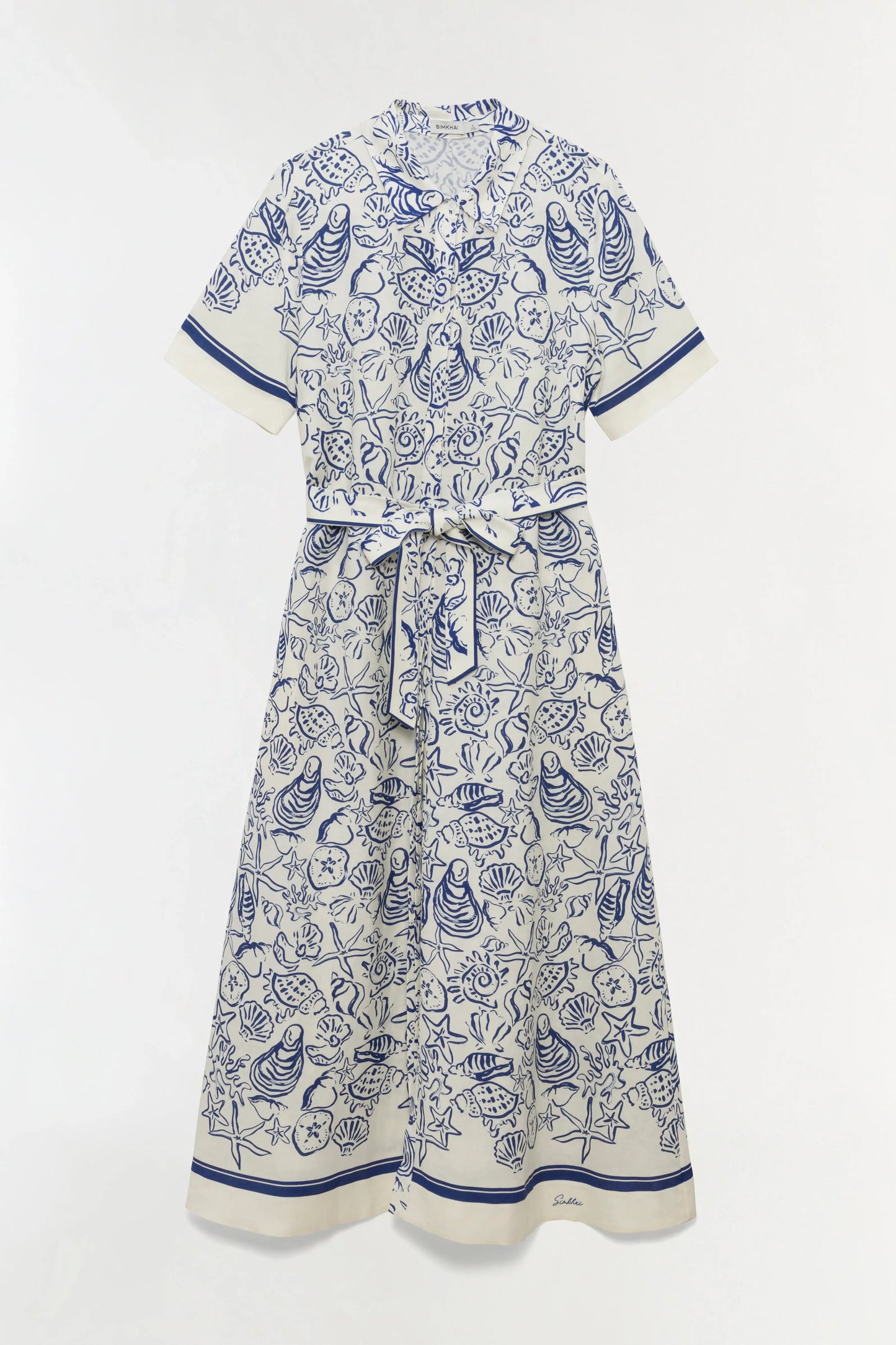 AUDRIA S/S BELTED MIDI DRESS