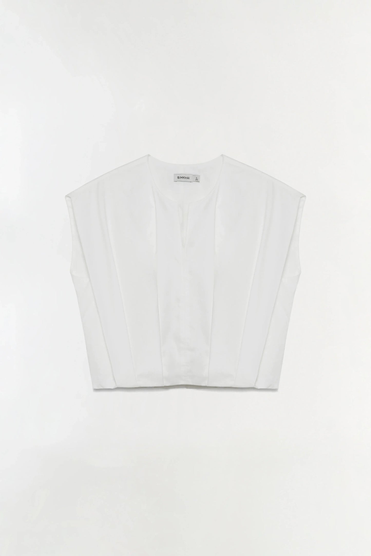 WRENLI S/L PLEATED TOP