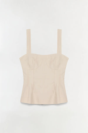 トップス eaphi RIB KNIT BUSTIER beige eaphi RIB KNIT BUSTIER beige eaphi RIB KNIT BUSTIER beige eaphi