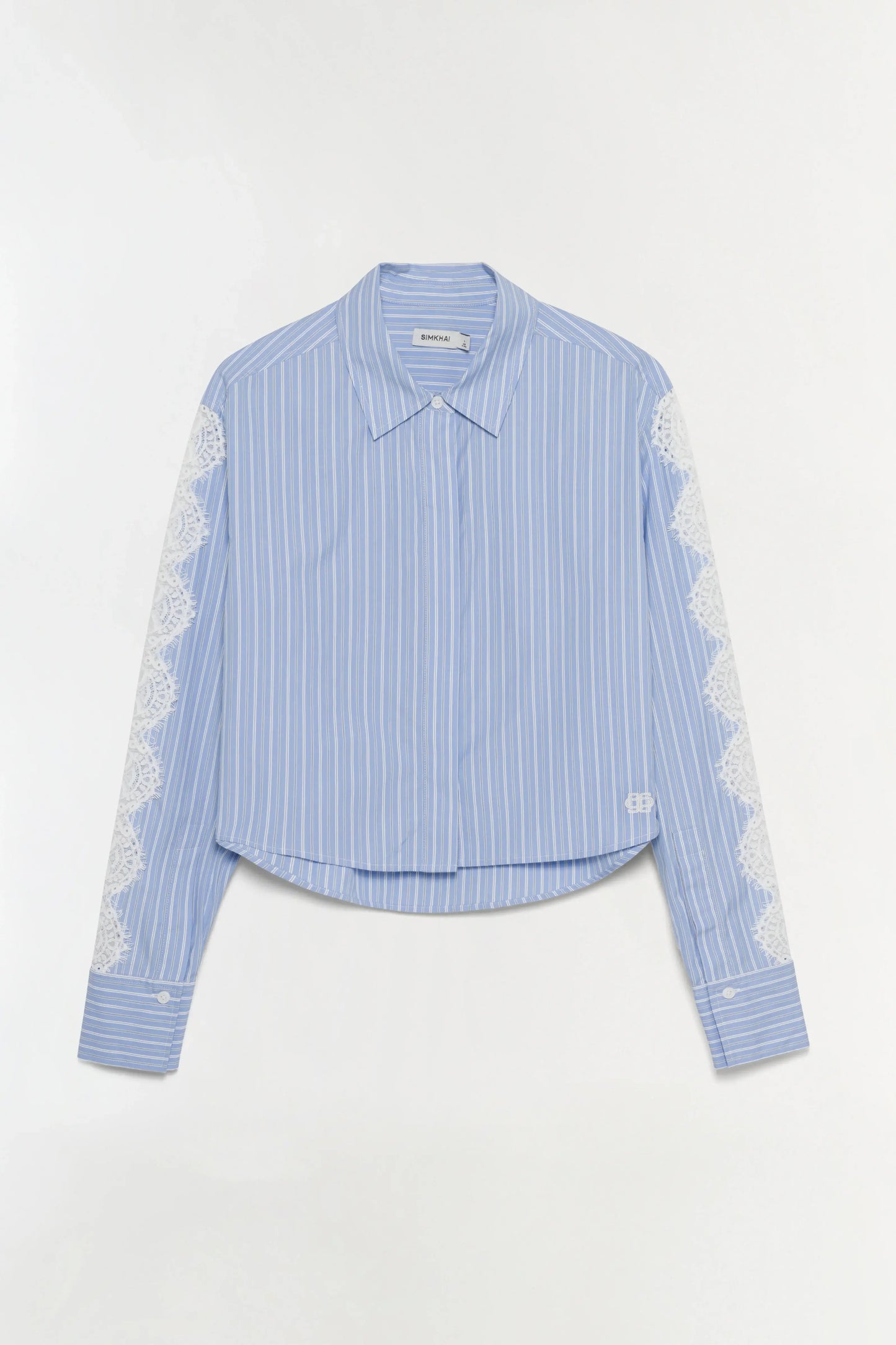 RENATA CROPPED BUTTON DOWN SHIRT