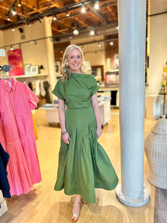 DRAPED SHOULDER TOP