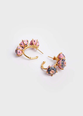 BLUE MAXI SOMBRERITO HOOPS