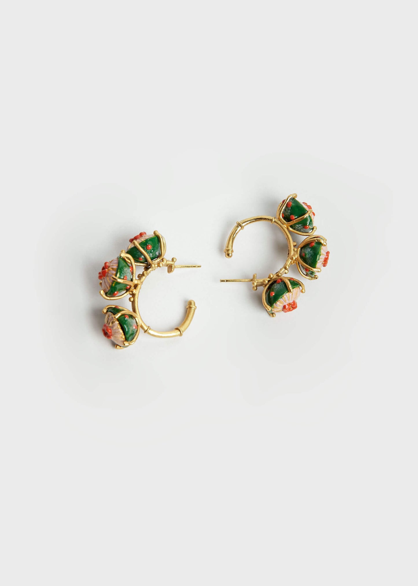 GREEN MAXI SOMBRERITOS HOOPS