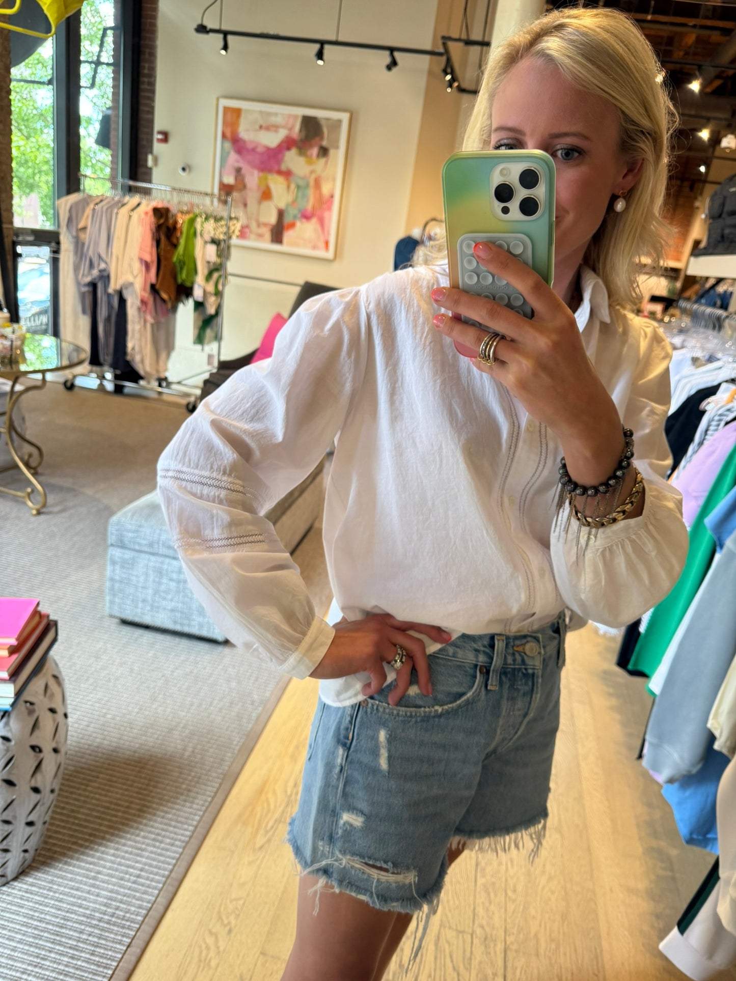 RENATA SHIRT- WHITE