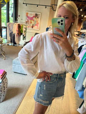 RENATA SHIRT- WHITE