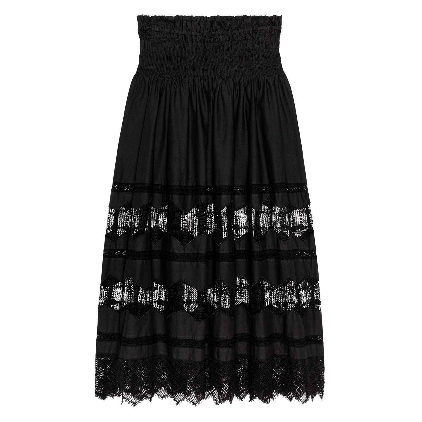 THE ROSETTE CROCHET CANARY SKIRT