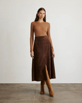 SUEDE HUDSON SKIRT