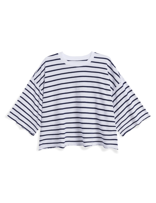 PRESLEY OVERSIZED CROP TEE