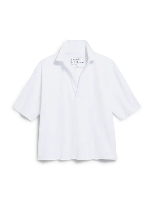 PATTY POPOVER HENLEY - WHITE