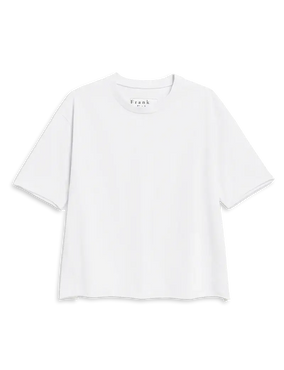 PERRY SS CREWNECK- WHITE