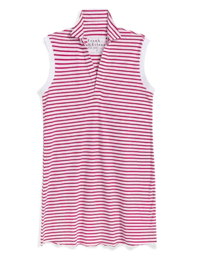 MINI LILY POLO DRESS IN SAILOR STRIPE