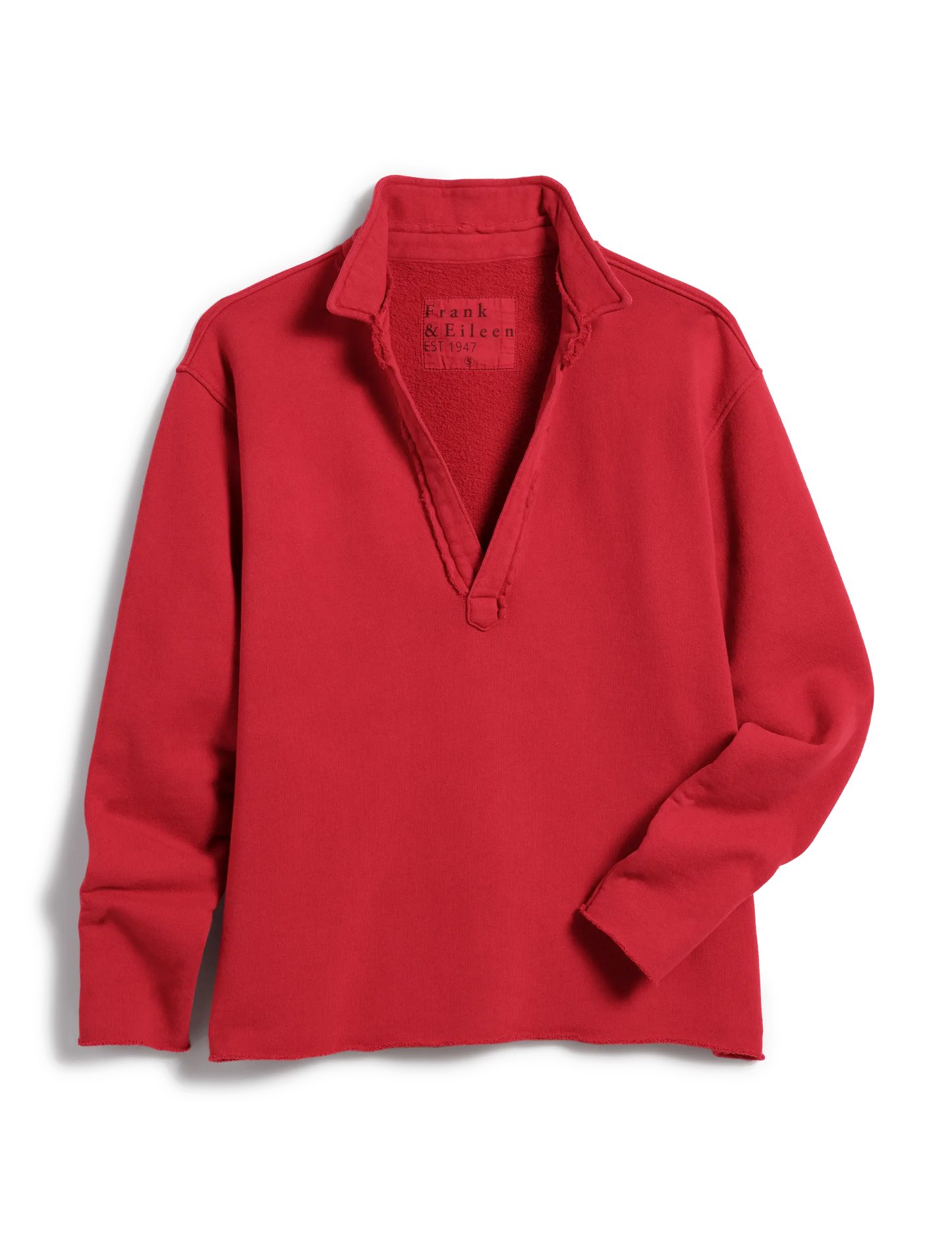 PATRICK POPOVER HENLEY- CRIMSON