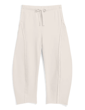 BIBI BARREL LEG SWEATPANT IN VINTAGE WHITE