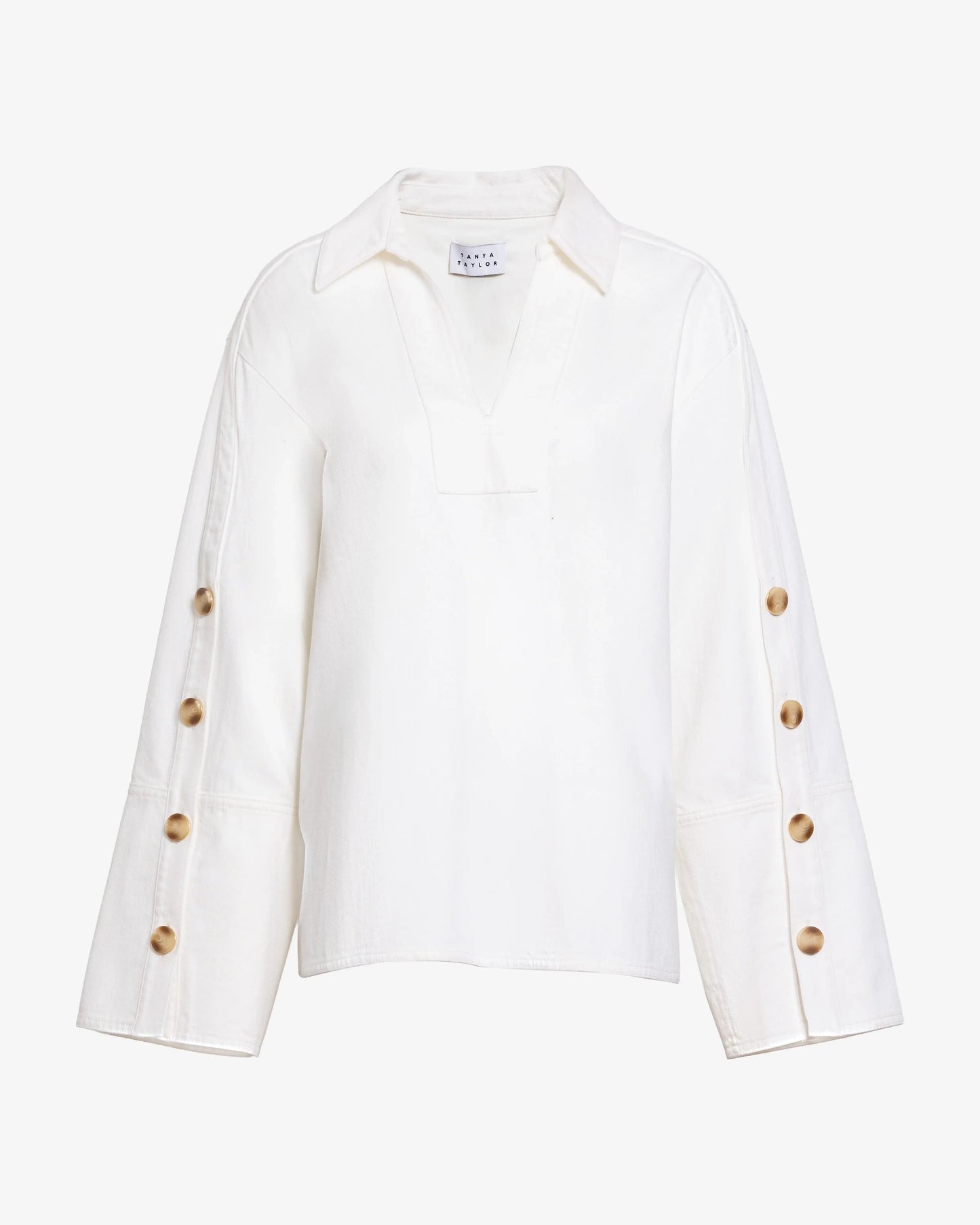 LALLY TOP- CHALK CHALK