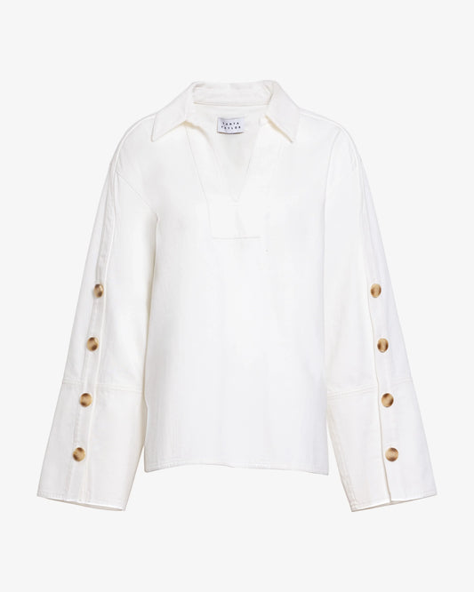 LALLY TOP- CHALK CHALK